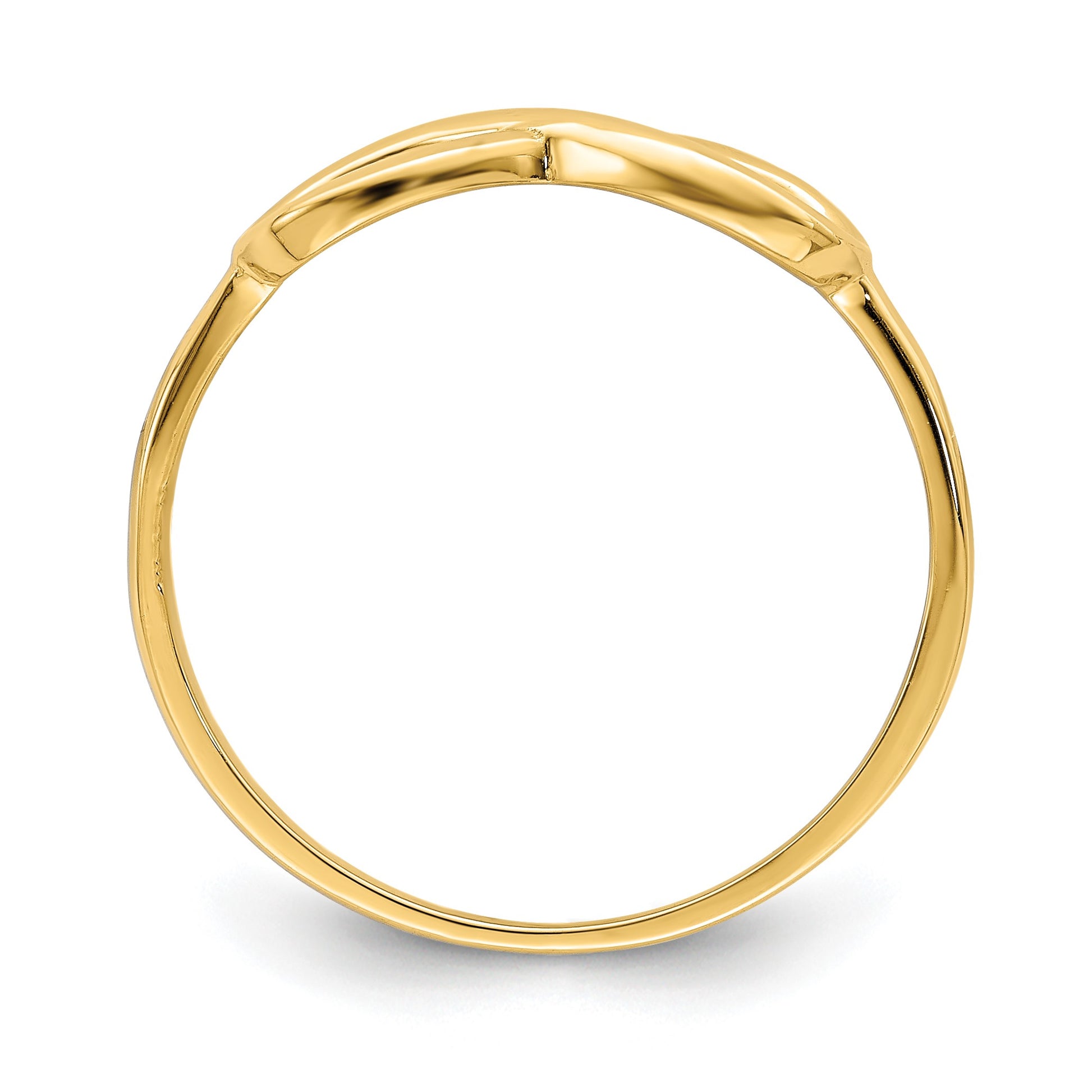 14K Polished Infinity Ring