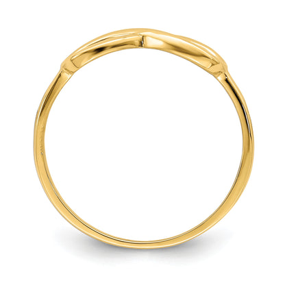 14K Polished Infinity Ring