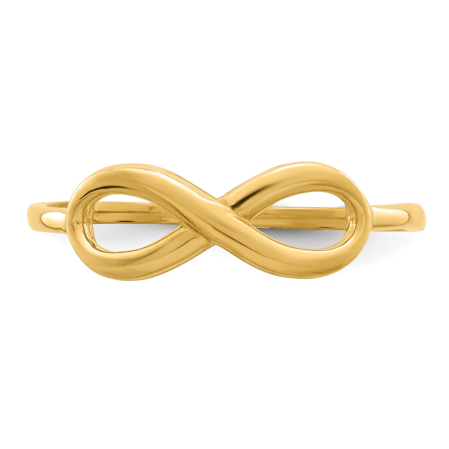 14K Polished Infinity Ring