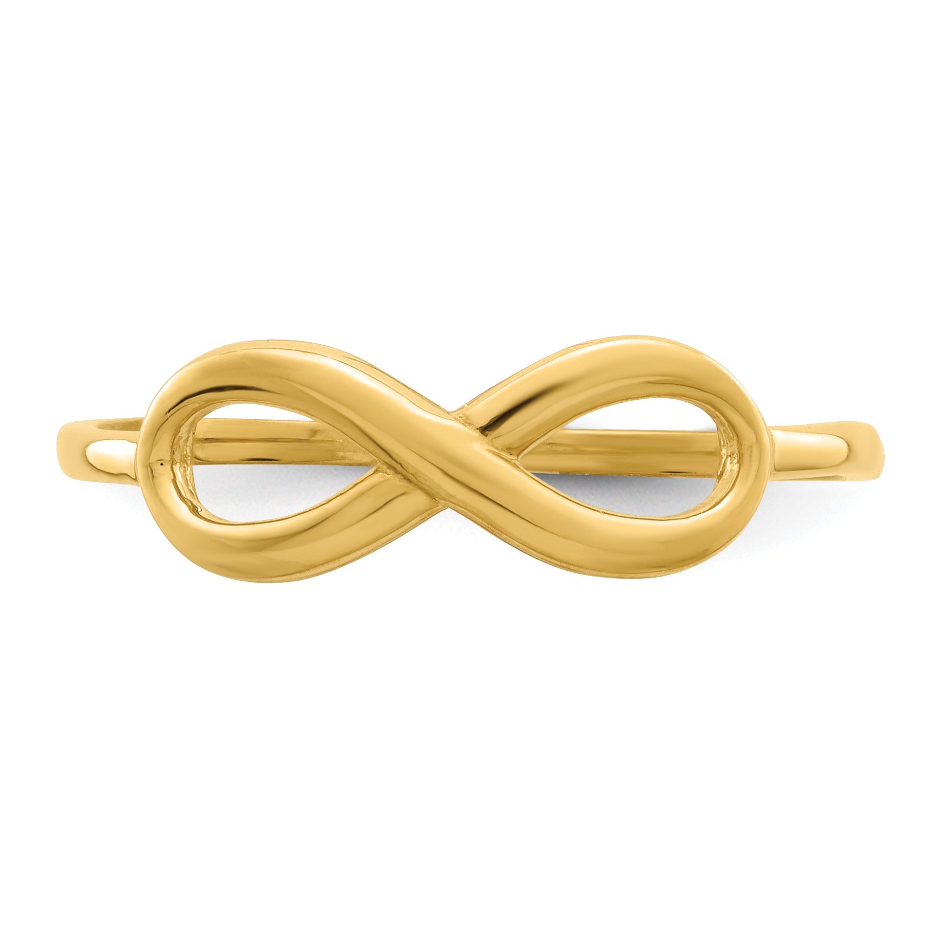 14K Polished Infinity Ring