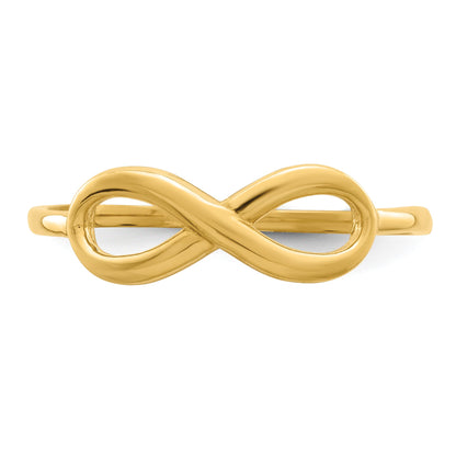 14K Polished Infinity Ring