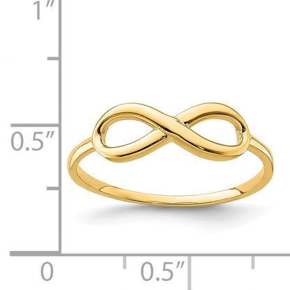 14K Polished Infinity Ring