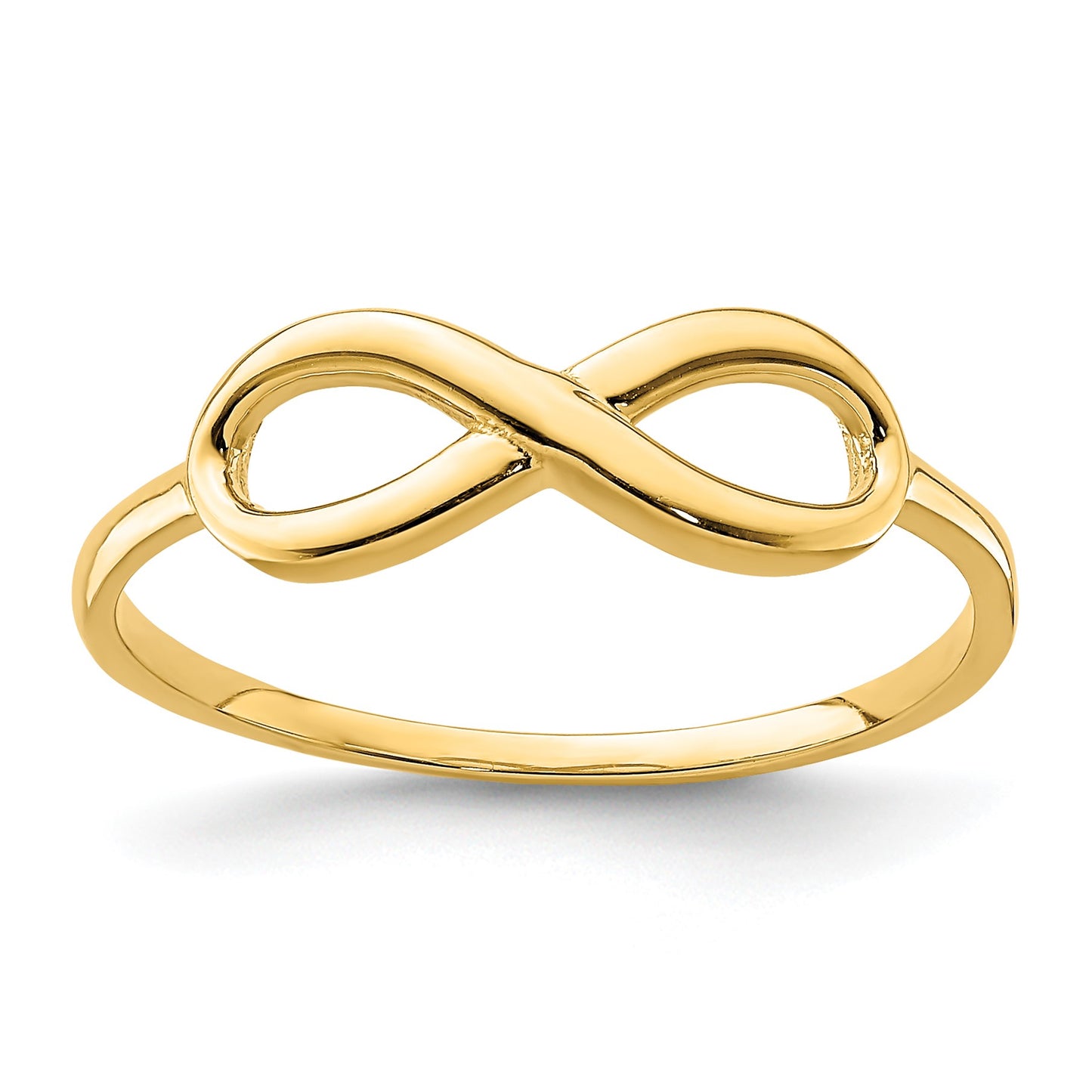 14K Polished Infinity Ring