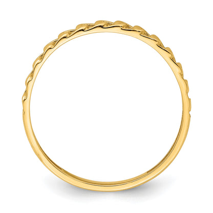 14K 1.8mm Link Design Band Size 8