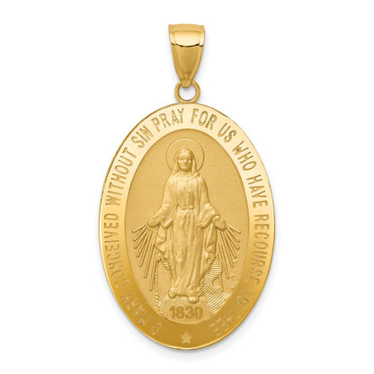 14k Miraculous Medal Pendant