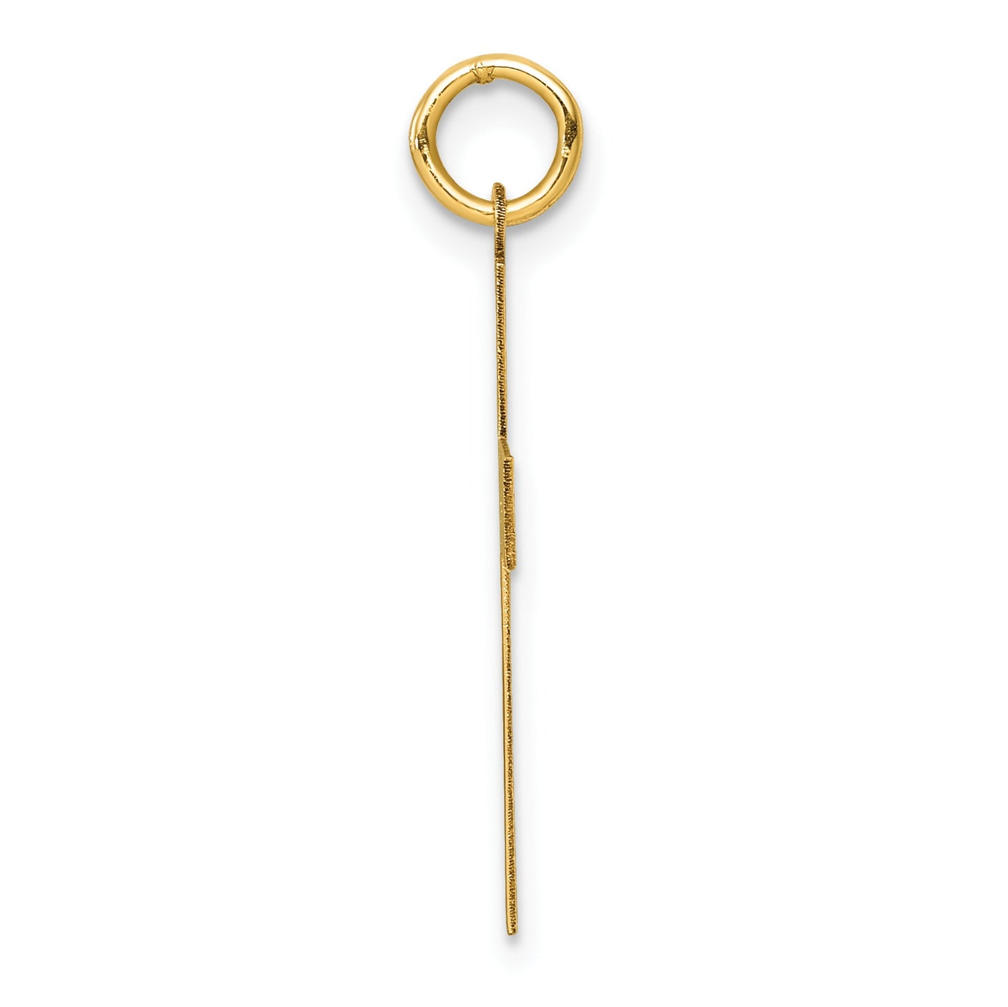 14k Polished Cross Pendant