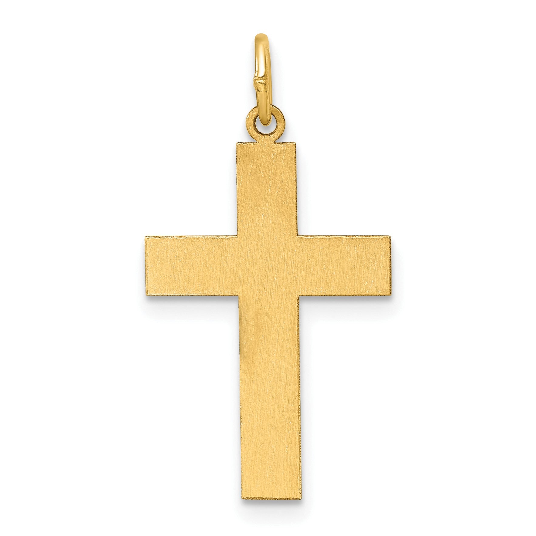14k Polished Cross Pendant