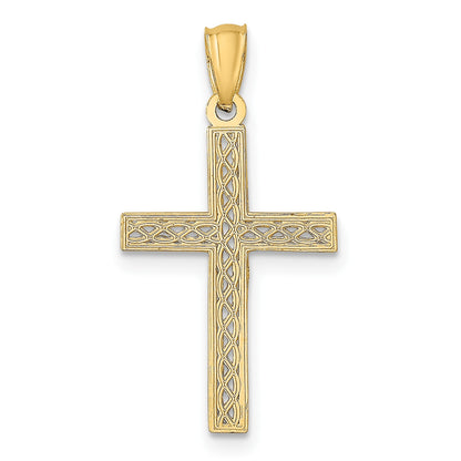 14k Filigree Cross Pendant