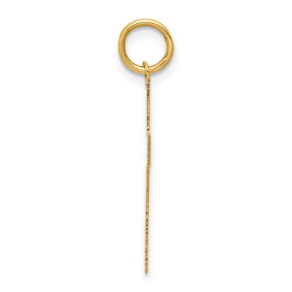 14k Polished Cross Pendant
