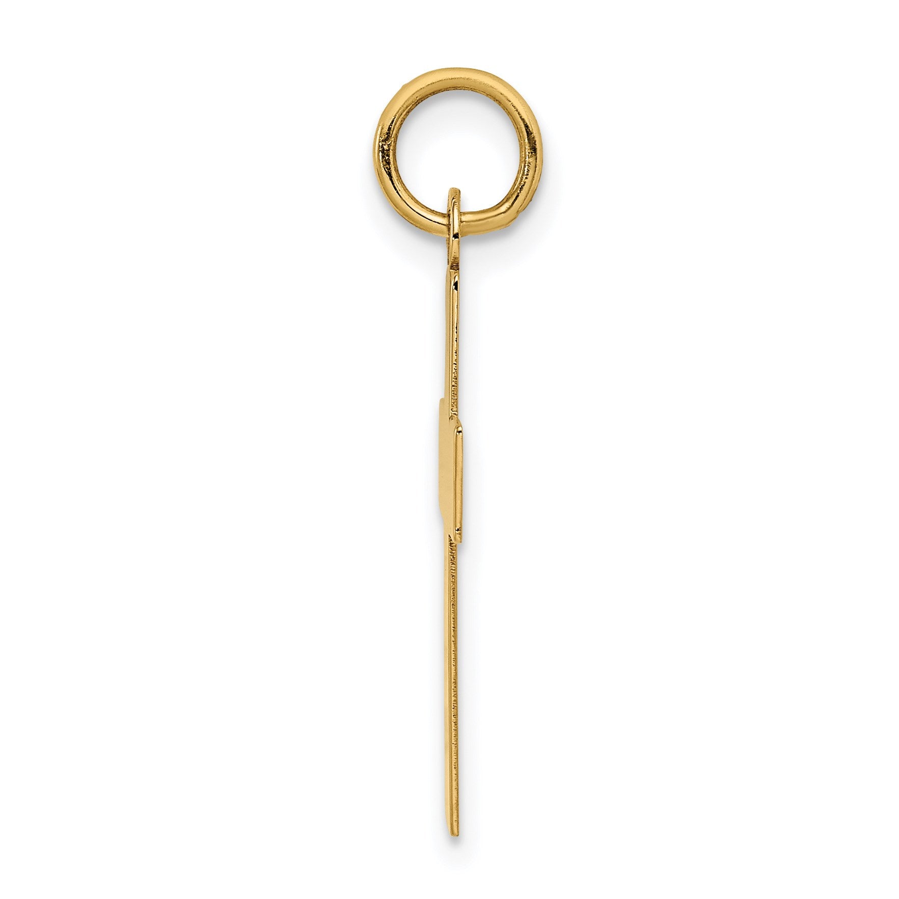 14k Polished Cross Pendant