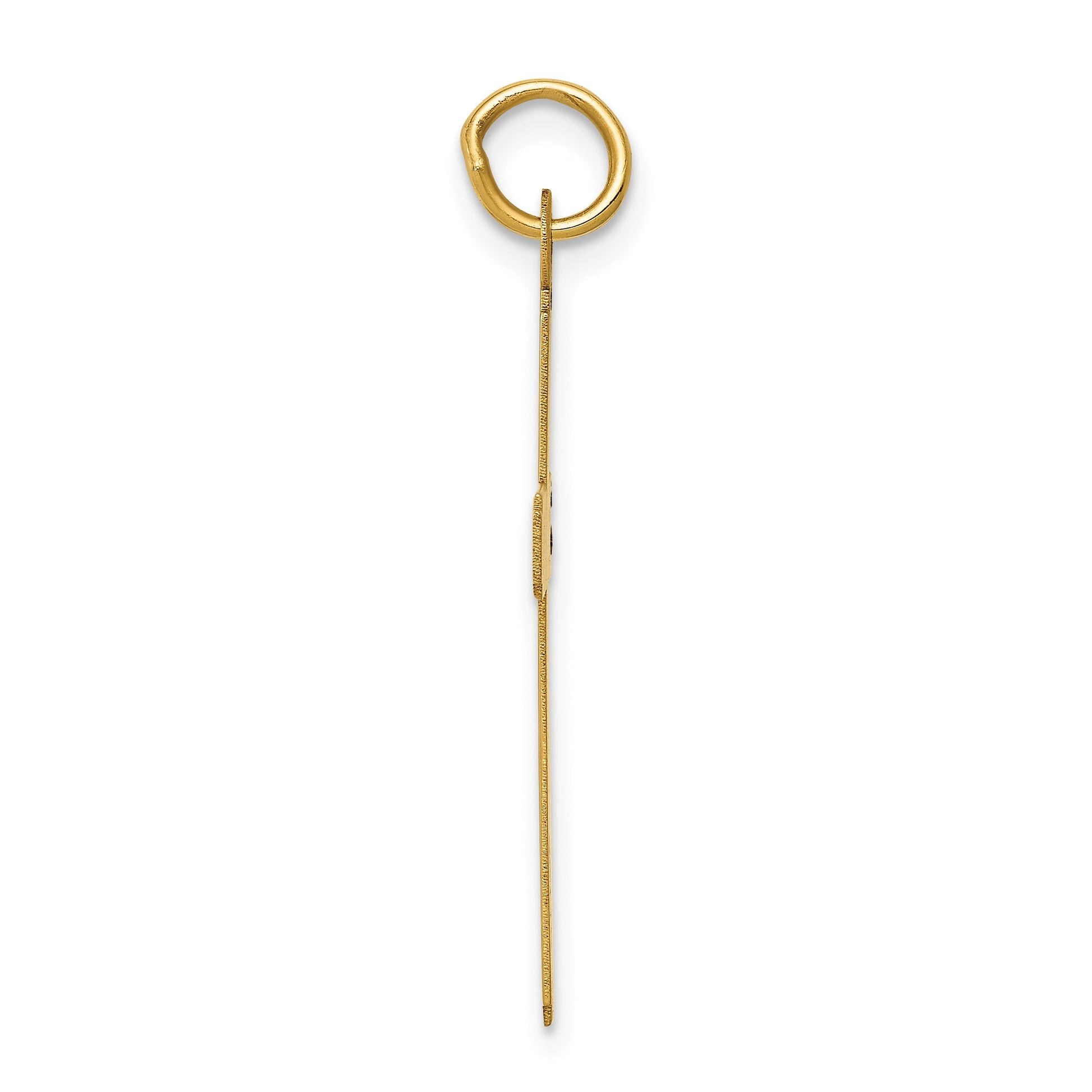 14k Polished Cross Pendant