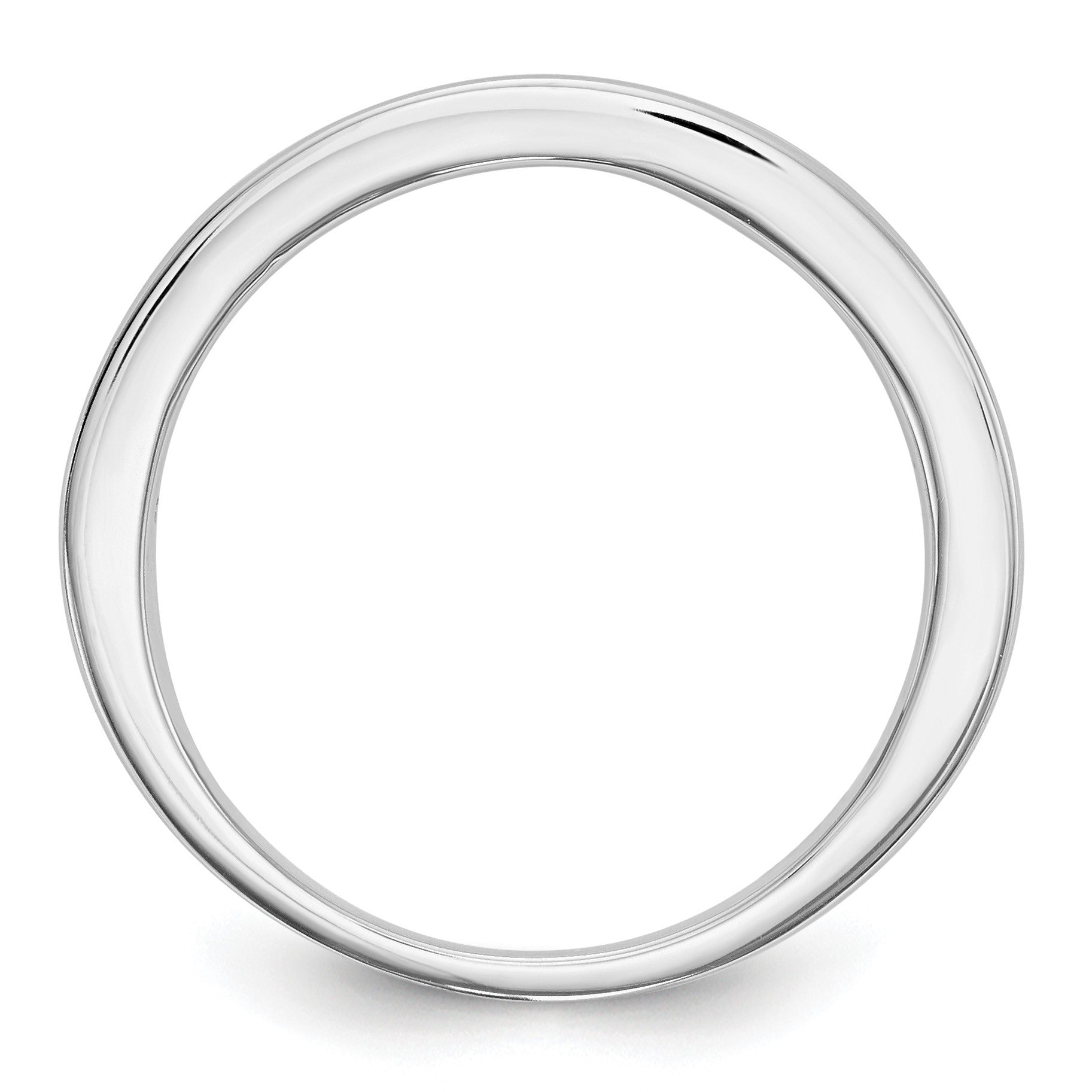 14k White Gold Ruby Complete Channel Band