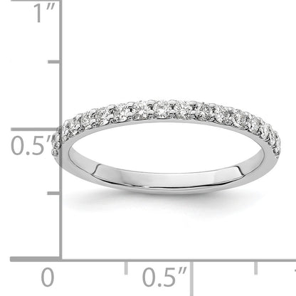 14k 2mm 1/3 carat Diamond Band