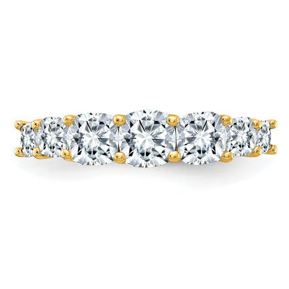 14K Band G H I True Light Moissanite