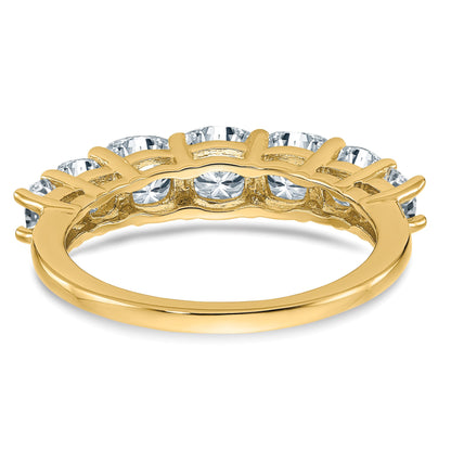 14K Band G H I True Light Moissanite