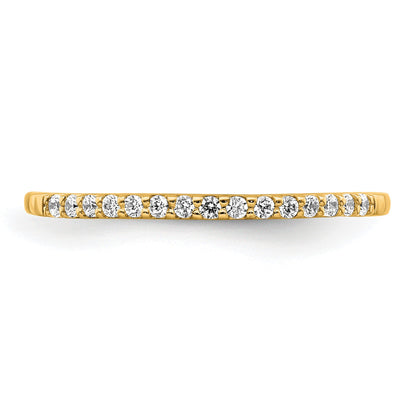 14k 2mm 1/8 carat Diamond Band