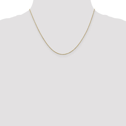 14K 18 inch .70mm Ropa with Spring Ring Clasp Chain