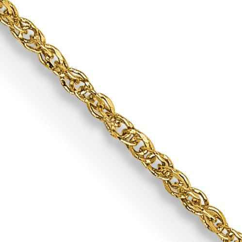 14K 18 inch .70mm Ropa with Spring Ring Clasp Chain