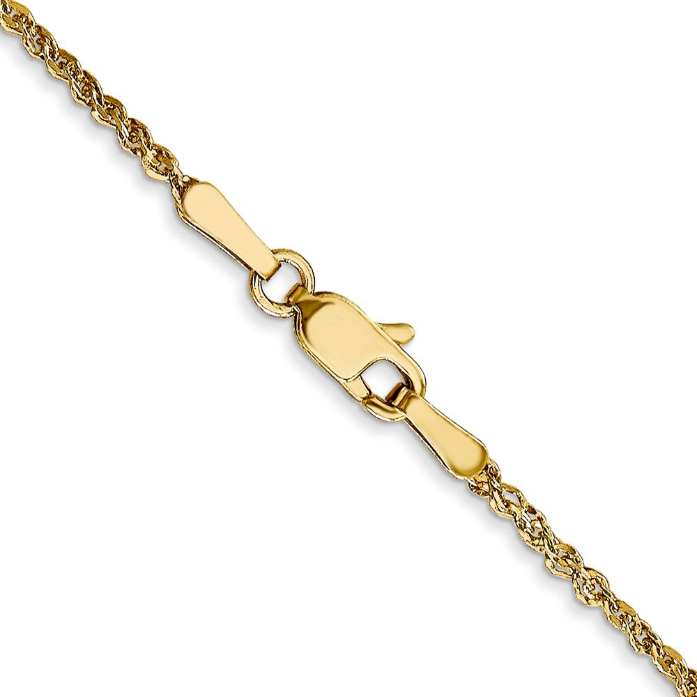 14K 14 inch 1.7mm Ropa with Lobster Clasp Chain