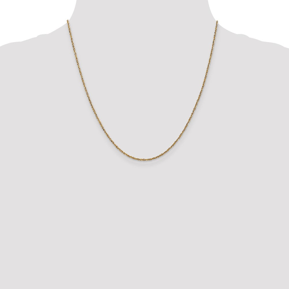 14K 20 inch 1.7mm Ropa with Lobster Clasp Chain