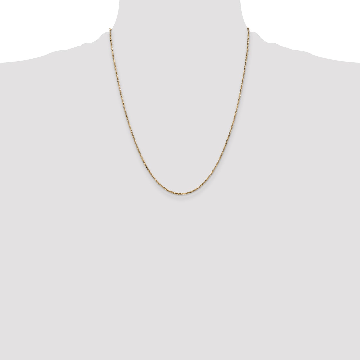 14K 1.7mm Ropa Chain