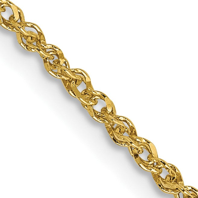 14K 20 inch 1.7mm Ropa with Lobster Clasp Chain