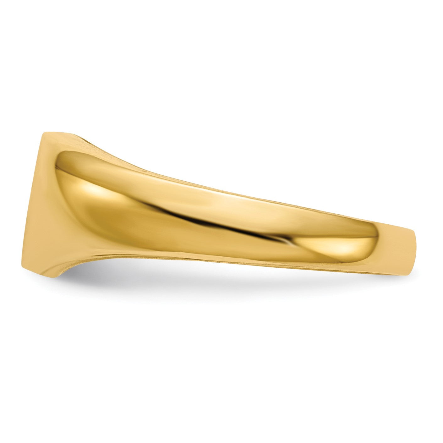 14k Holds 1-1.0mm Stone Open Back Size 3 Childs Heart Ring Mounting