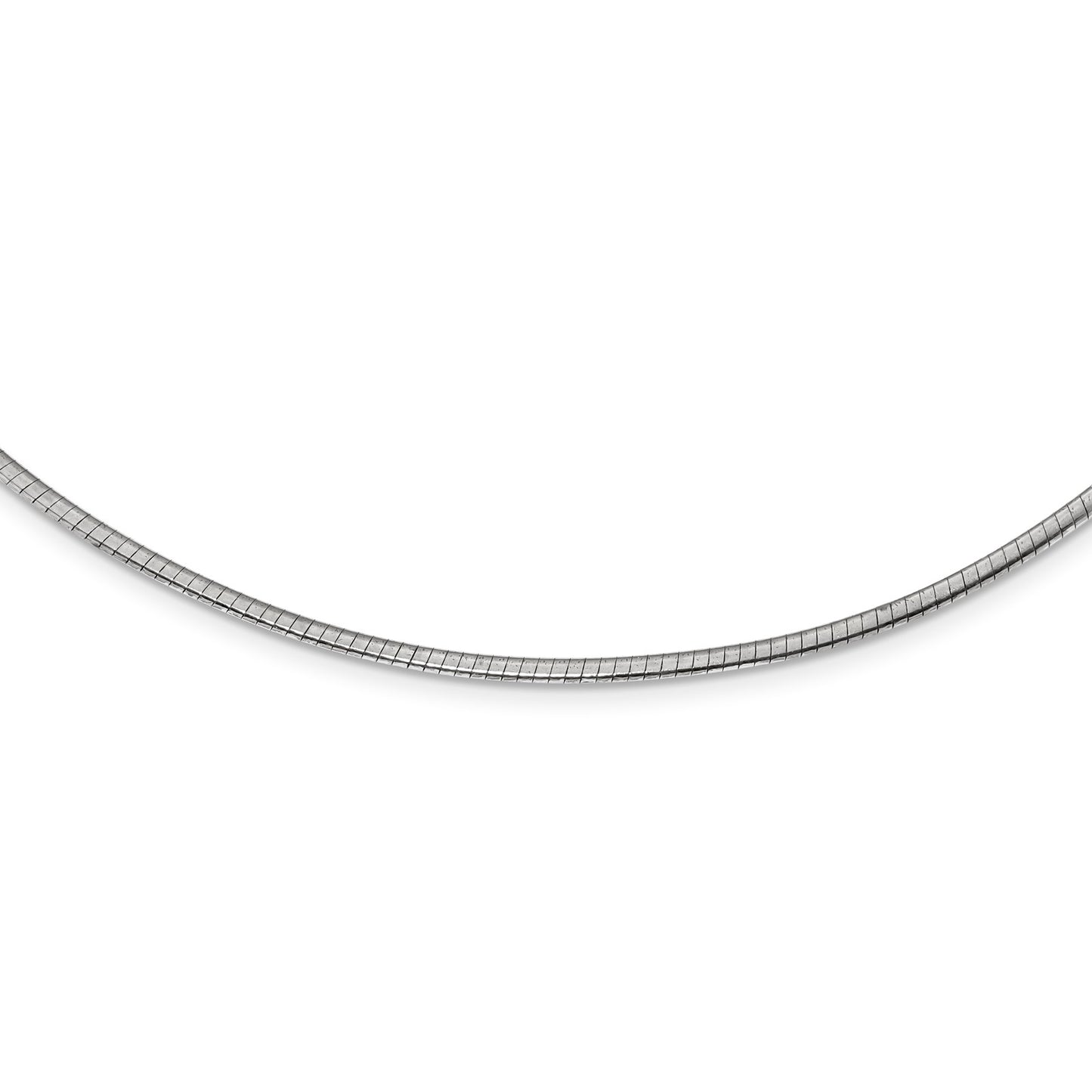Sterling Silver Gold-pltd 2mm Reversible w/2in ext Cubetto Chain