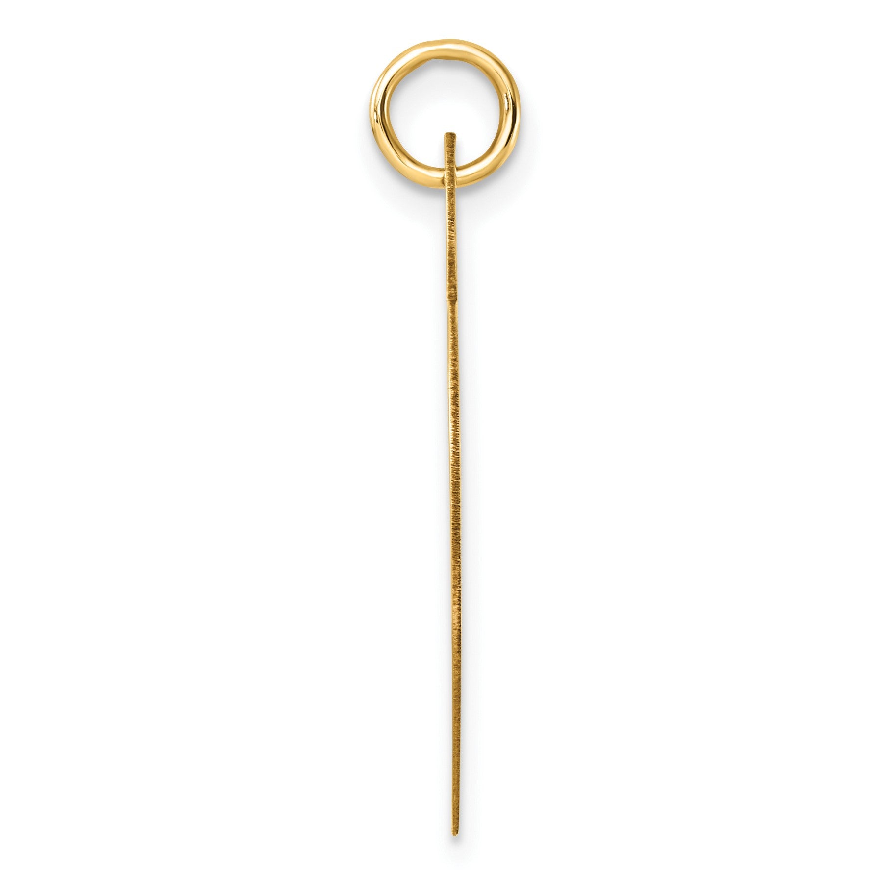 14K Polished Engravable 23mm Heart Disc Pendant