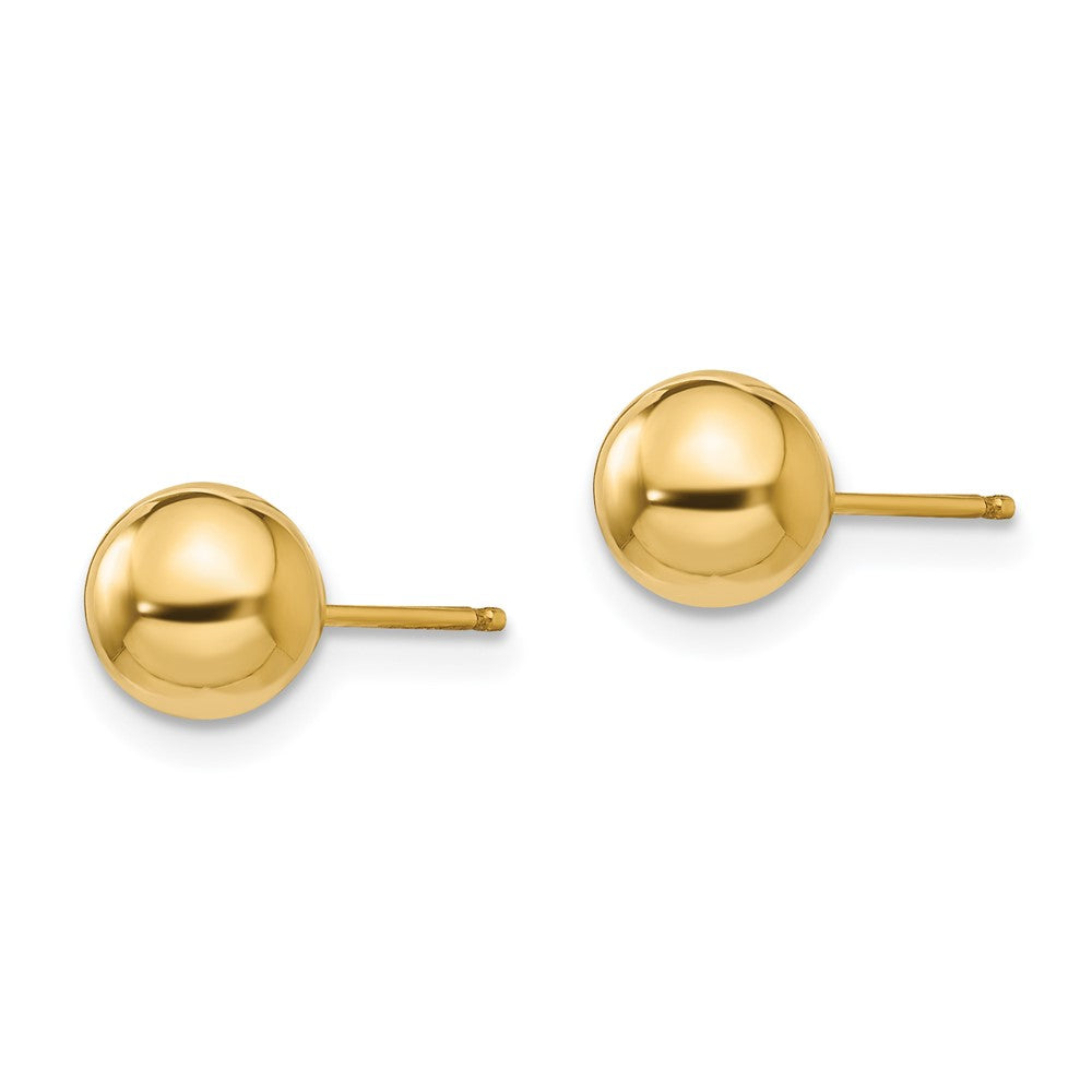 14k Madi K Polished 6mm Ball Post Earrings