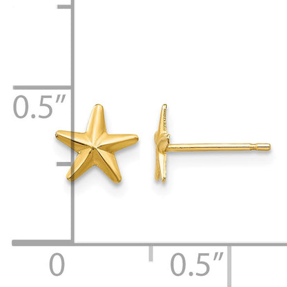 14k Madi K Star Childrens Post Earrings