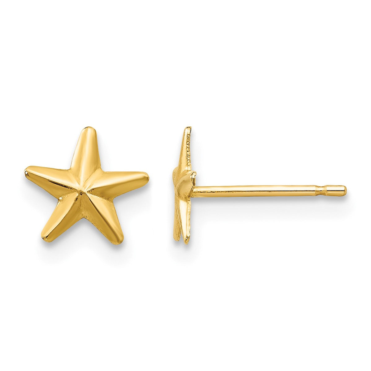 14k Madi K Star Childrens Post Earrings