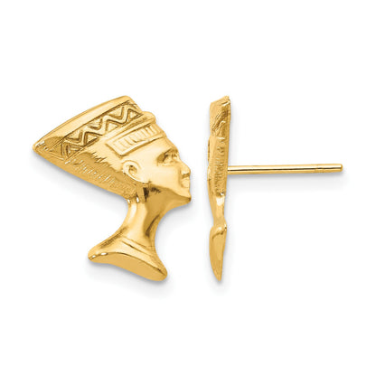 14k Madi K Nefertiti Post Earrings