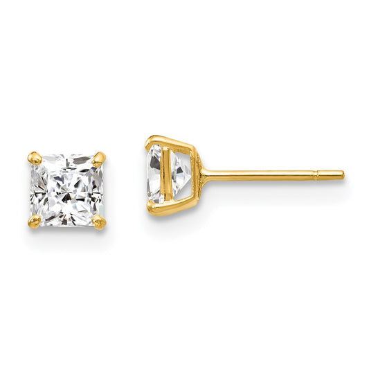 14k Madi K CZ Stud Post Earrings