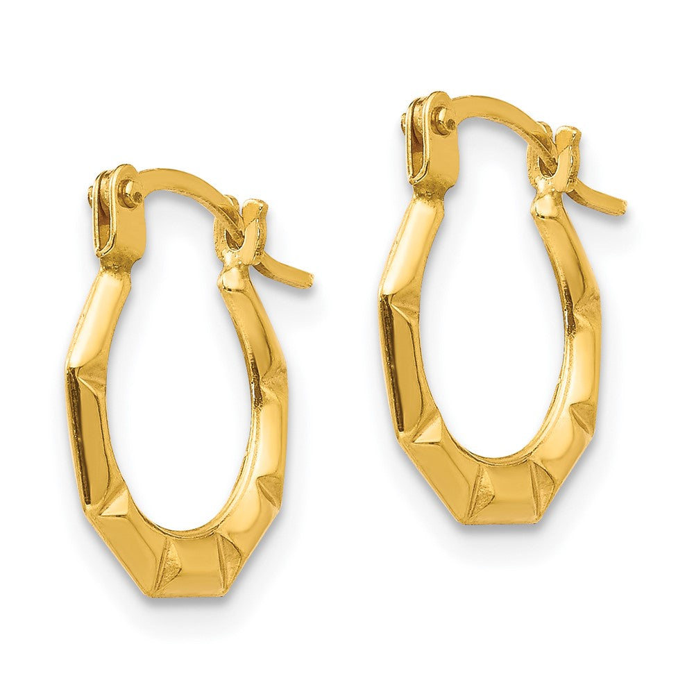 14k Madi K Tiny Hollow Hoop Earrings