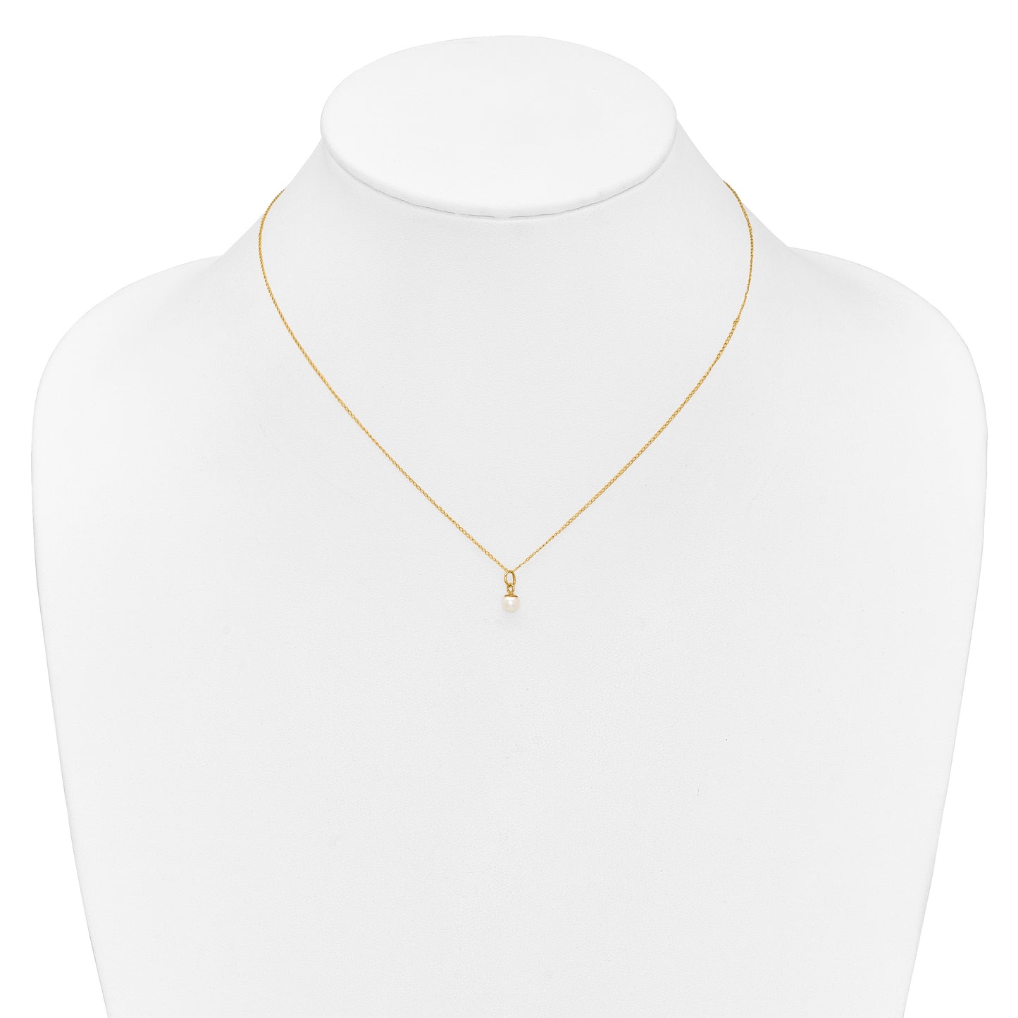 14k Madi K White Freshwater Cultured Pearl 15 inch Necklace/Post Earrings/5.5 inch Bracelet 3-piece Set