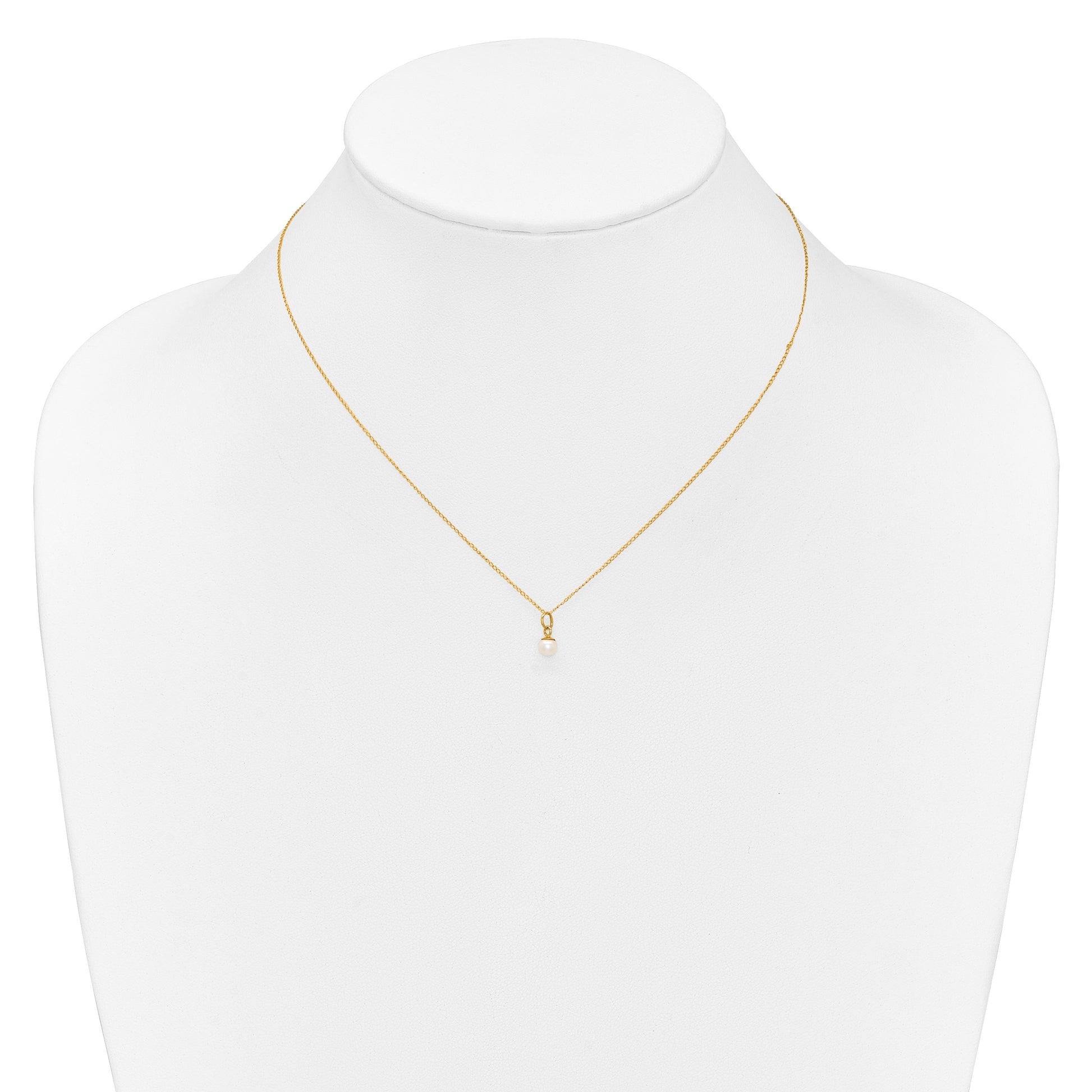 14k Madi K White Freshwater Cultured Pearl 15 inch Necklace/Post Earrings/5.5 inch Bracelet 3-piece Set