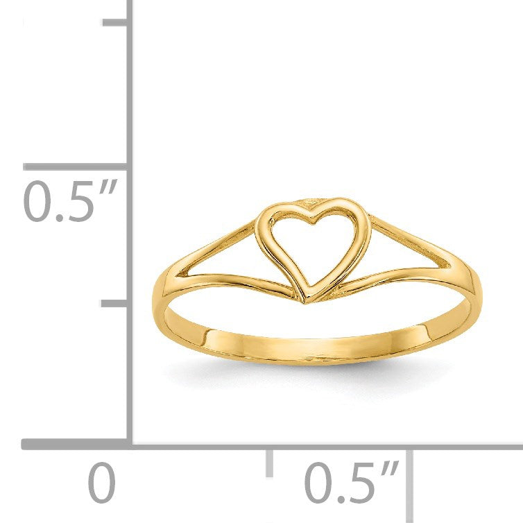 14k Madi K Heart Size 2 Baby / Childrens Ring