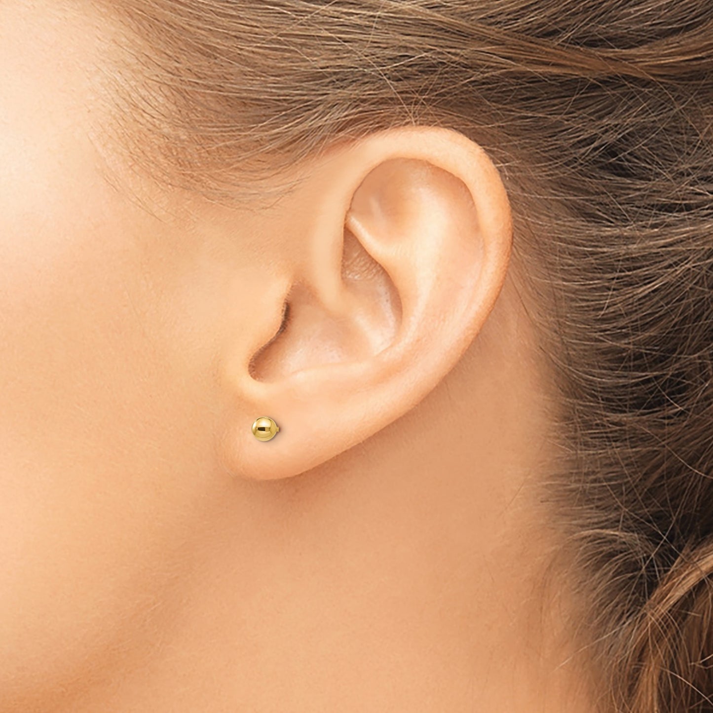 14k Madi K Polished 4mm Ball Screwback Post Earrings