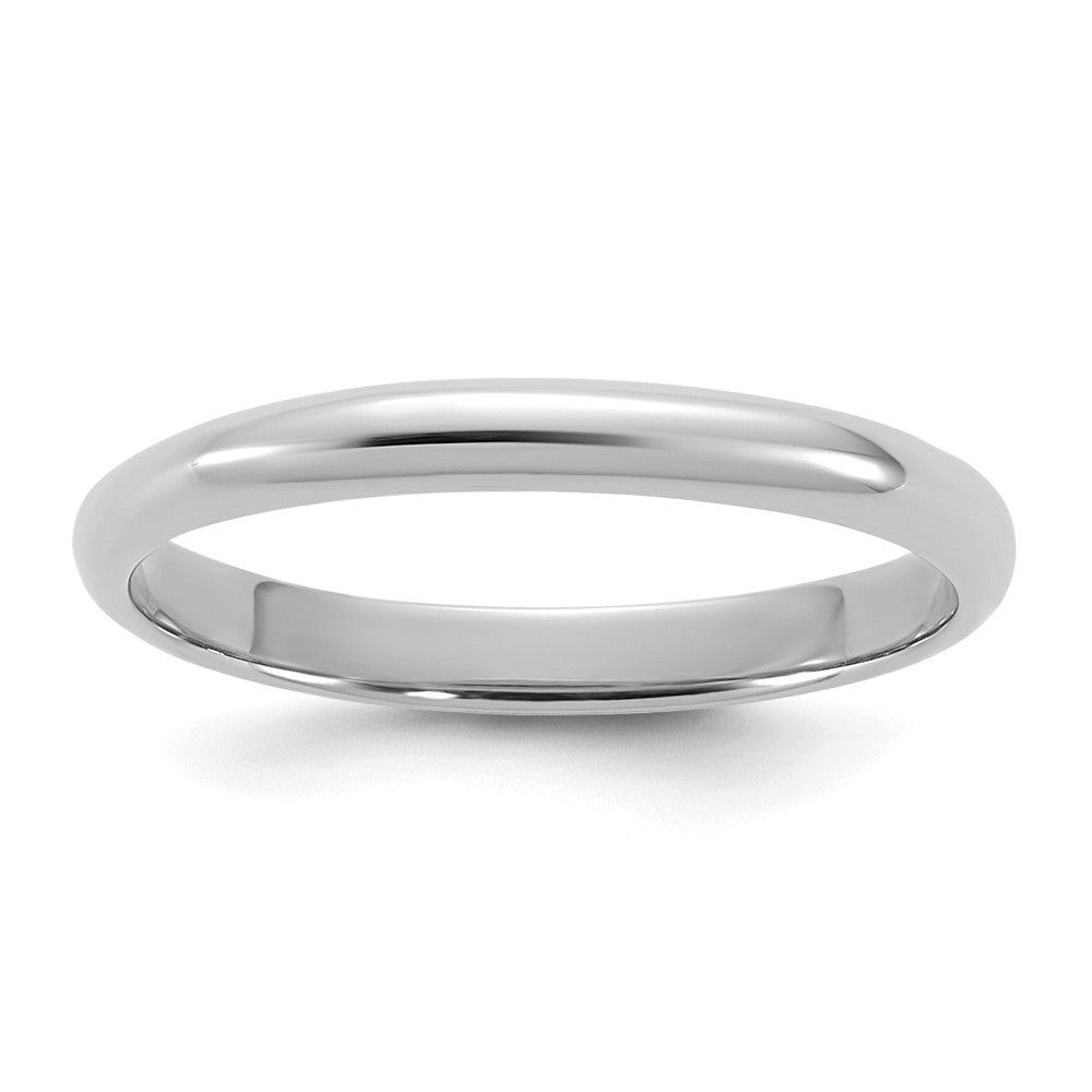 14K White Gold Madi K Polished 2mm Half Round Band Size 3 Baby / Children's Ring