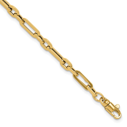 14K Polished 5mm Fancy Link 7.5 inch Bracelet