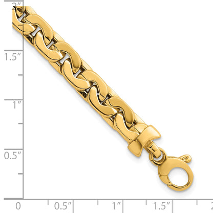 14k Polished Fancy Link 7.5 inch Bracelet