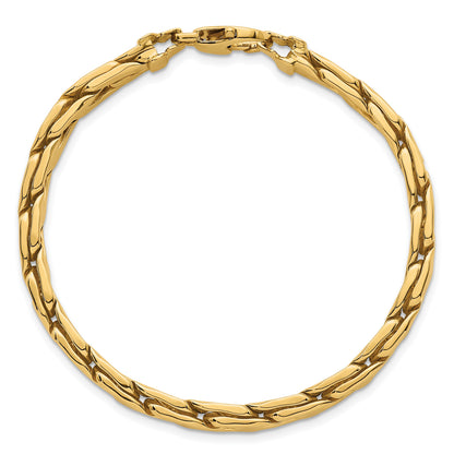 14k Polished 6.3mm Lightweight Fancy Link 7.5 inch Bracelet