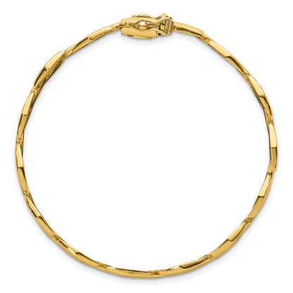 14k Polished 10.8mm Fancy Link 7.5 inch Bracelet