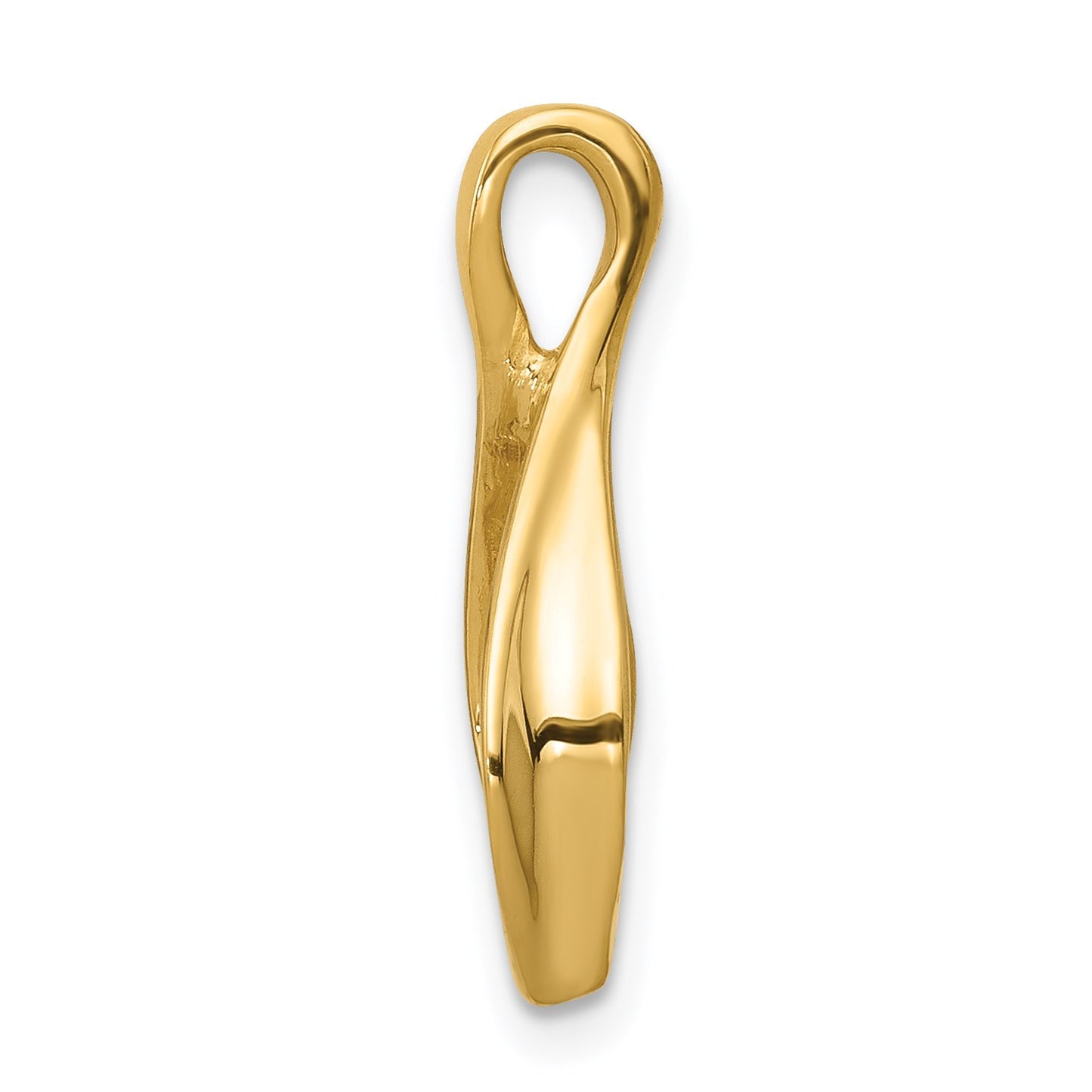 14k Polished Chain Slide