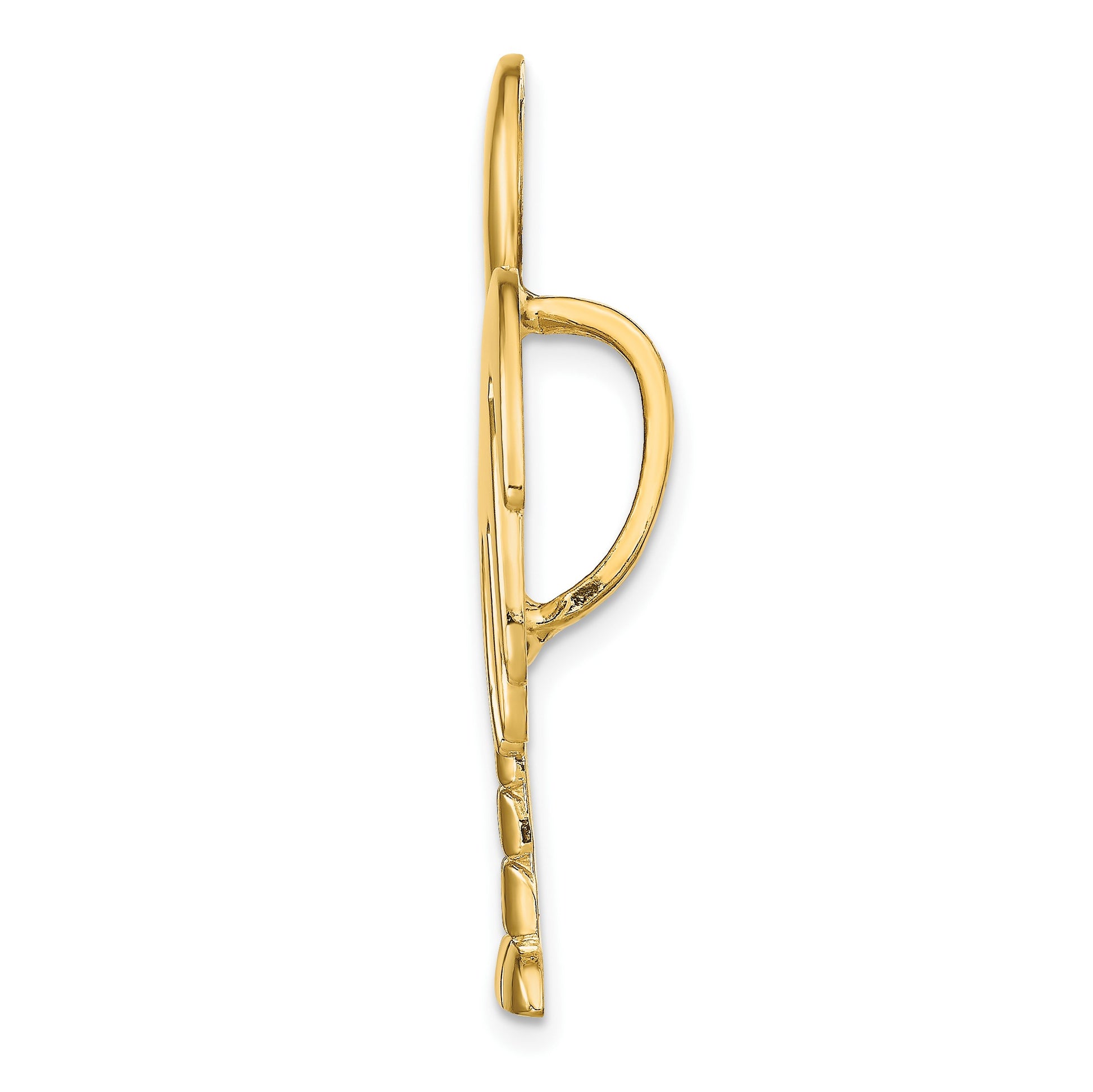 14k CHARLESTON Palmetto with Moon Omega Slide