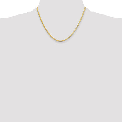 14k 2.5mm Silky Herringbone Chain