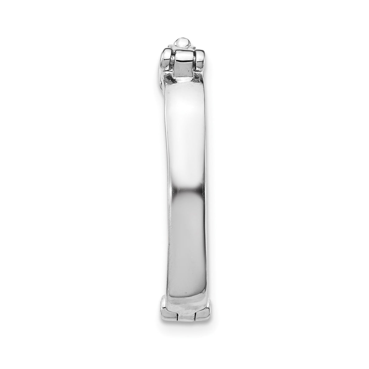 Sterling Silver Rhodium-plated 11x23 Shortener