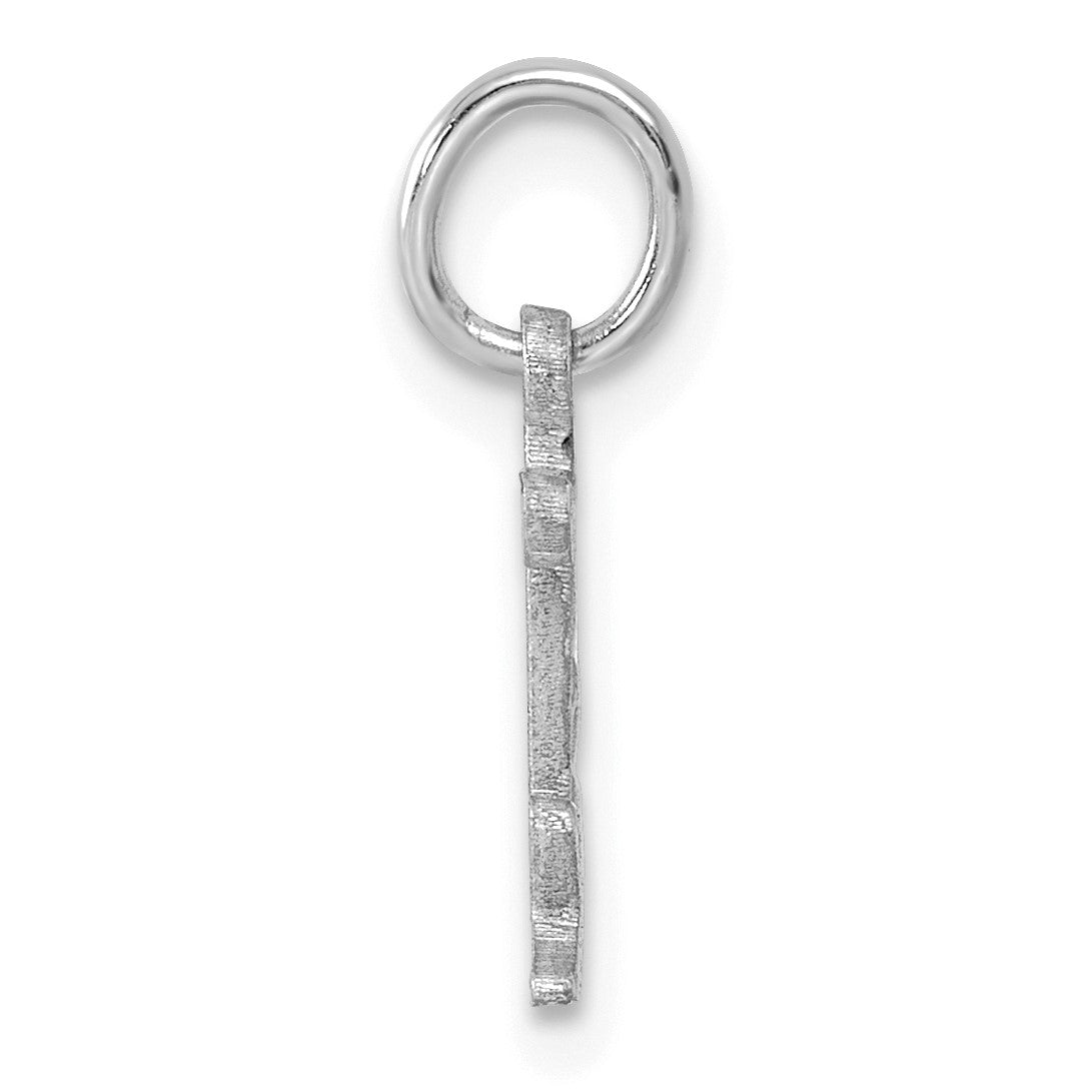 14KW Diamond-cut Letter B Initial Charm