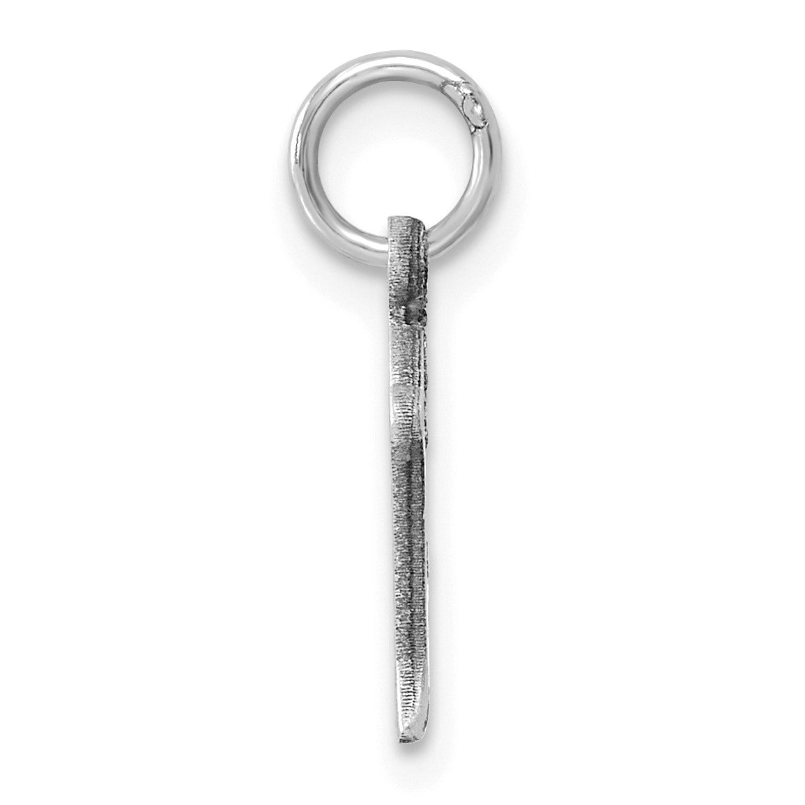 14KW Diamond-cut Letter D Initial Charm